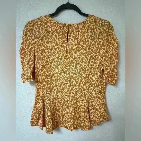 a loves a peplum top boho floral peplum top - Picture 5 of 10